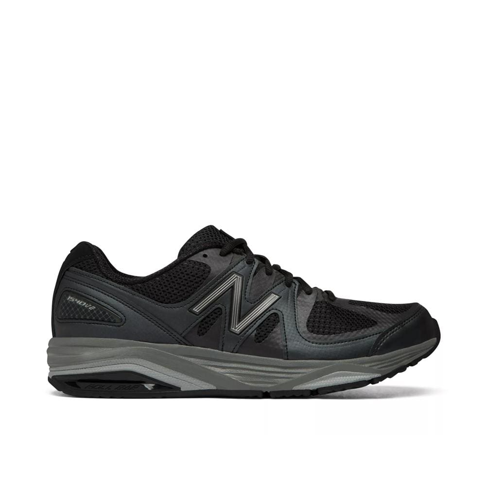 New Balance Men's 1540v3 Walking Shoes- Black/Silver – Sole To