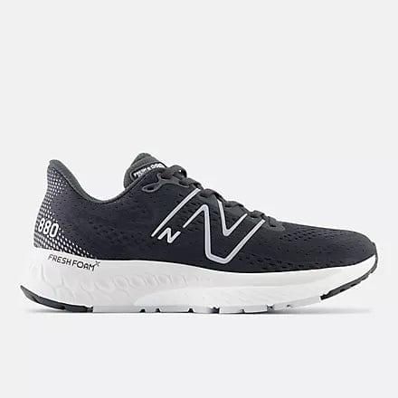 New Balance Shoe D (Wide) / 5 / Black New Balance Women's Fresh Foam X 880v13 Running Shoes - Blacktop w Black & Silver Metallic