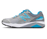 New Balance Shoe New Balance Womens 1540v3 Running Shoes -  Silver/ Blue