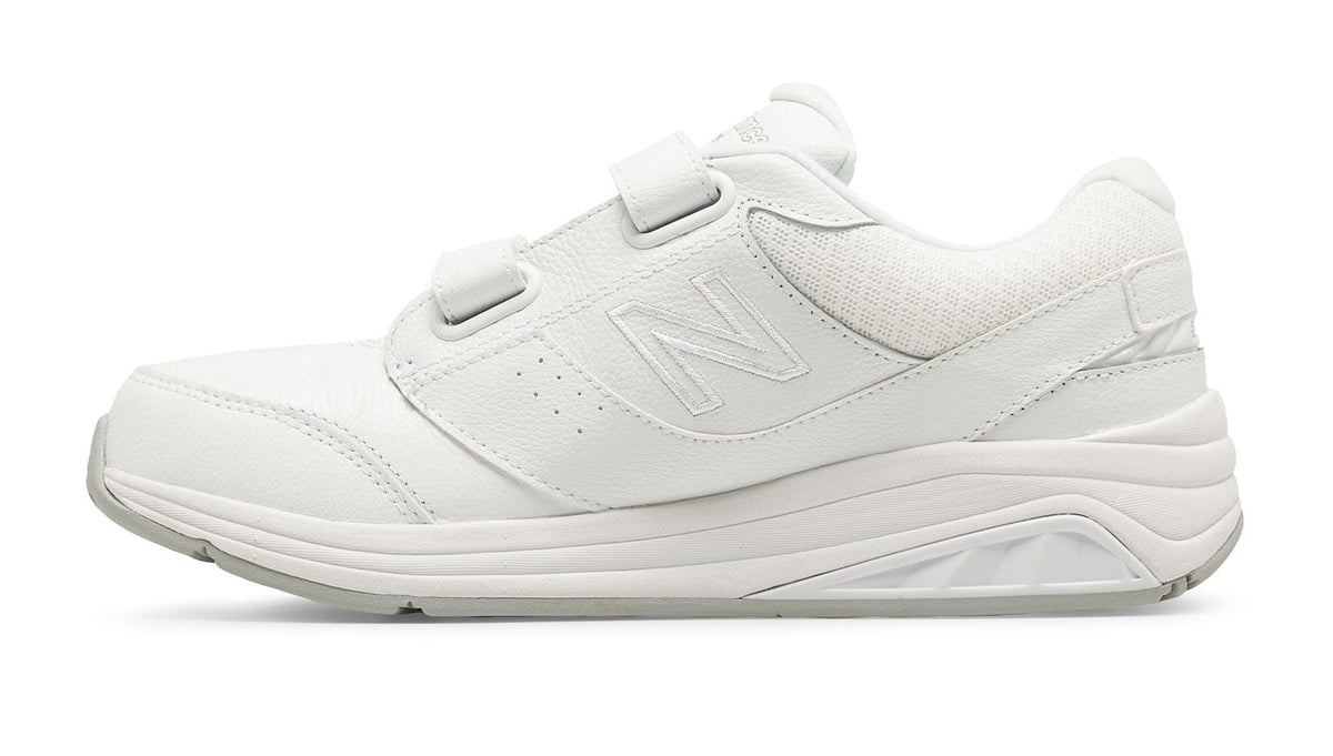 New Balance Womens 928v3 Velcro Walking Shoes - White, White / 8 / 2E