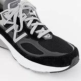 New Balance Shoe New Balance Womens 990v6 Running Shoes - Black/White