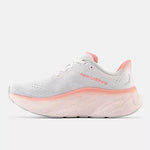 New Balance Shoe New Balance Womens Fresh Foam X More v4 Running Shoes - Grey/Pink