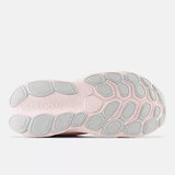 New Balance Shoe New Balance Womens Fresh Foam X More v4 Running Shoes - Grey/Pink