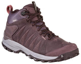 Oboz Footwear Boots Oboz Womens Sypes Mid Leather B DRY Waterproof Hiking Boots - Peppercorn