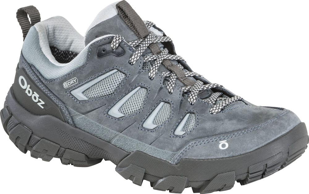 Oboz Womens Sawtooth X Low B DRY Waterproof Hiking Shoes - Slate