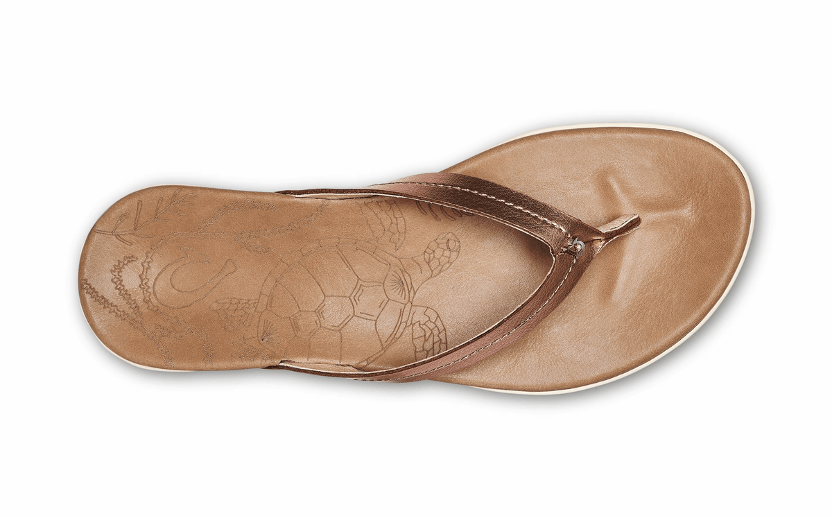 OluKai Women's Honu Leather Sandals