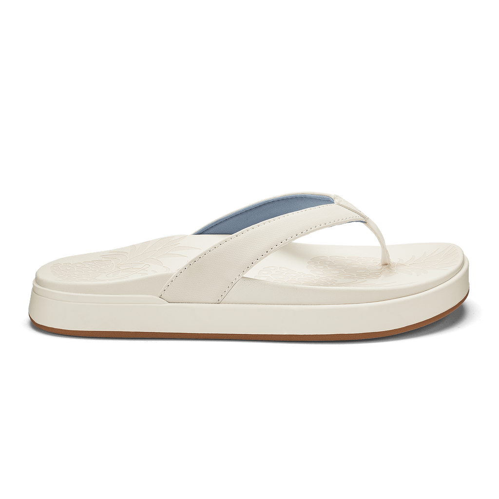 Olukai Womens Nu'a Pi'o Sandals - Bright White