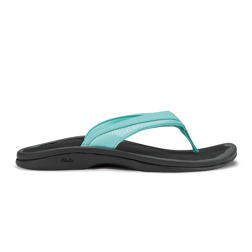Olukai Women Ohana Sandal - Sea Glass/Black – Sole To Soul Footwear Inc.