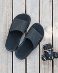 OluKai Sandals OluKai Mens Nalu Slide Sandals - Black
