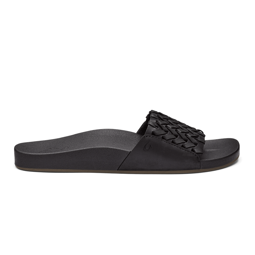 Olukai Womens 'Aukai Leather Flip Flop- Tan Leather
