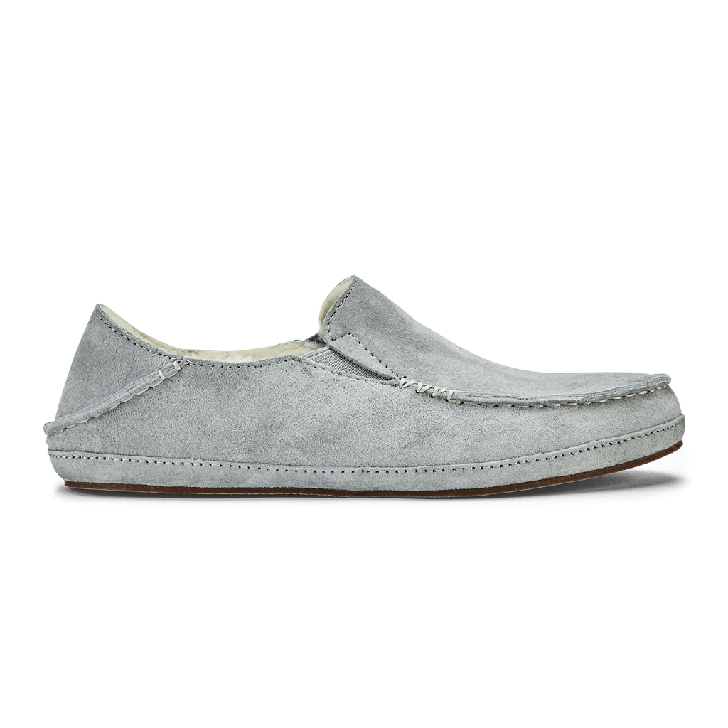 OluKai Womens Nohea Slippers - Pale Grey – Sole To Soul Footwear Inc.