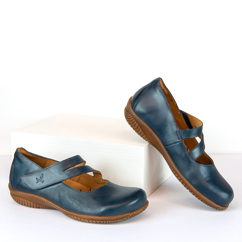 Portofino Womens Mary Jane Shoes Blue Navy Sole To Soul