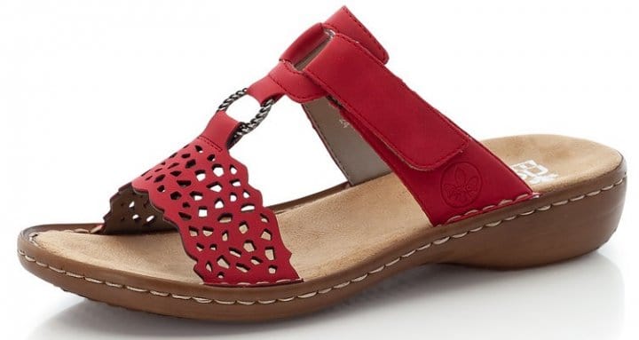 Rieker best sale red sandals