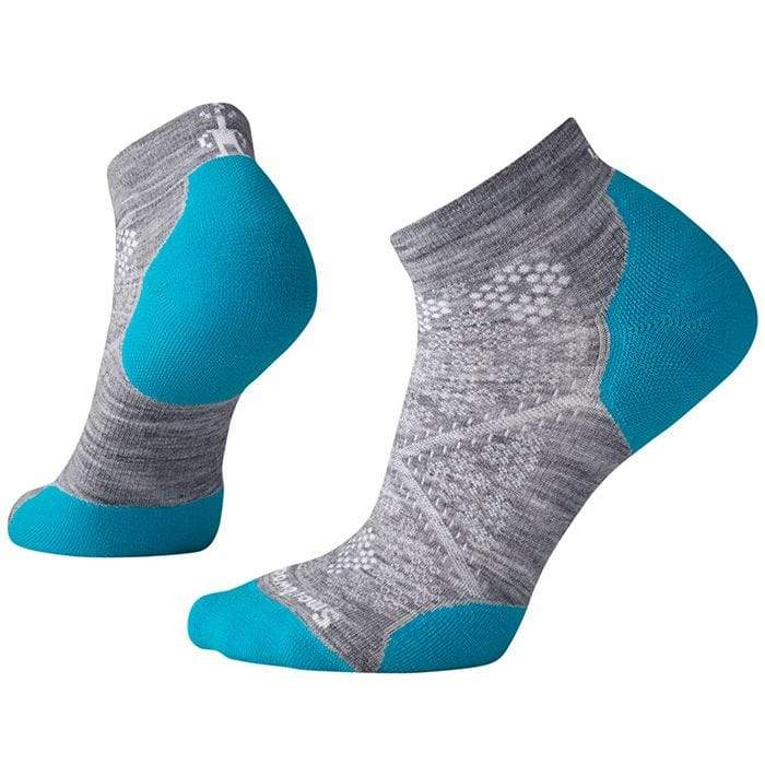 Smartwool Womens PhD Run Light Elite Cushion Socks - Lt Grey Capri