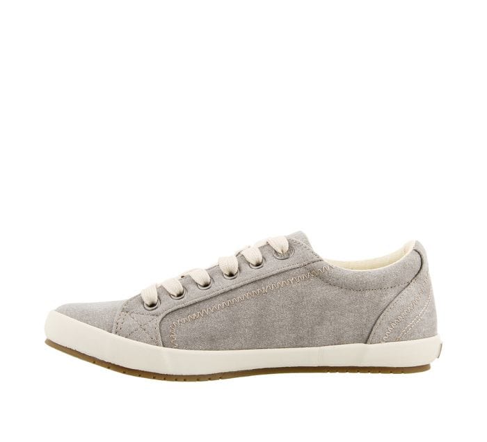 Taos Womens Star Canvas Sneaker Grey Wash Sole To Soul