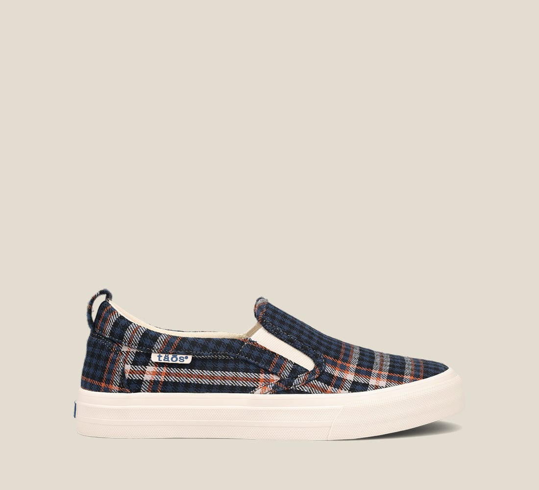 Plaid slip on on sale vans