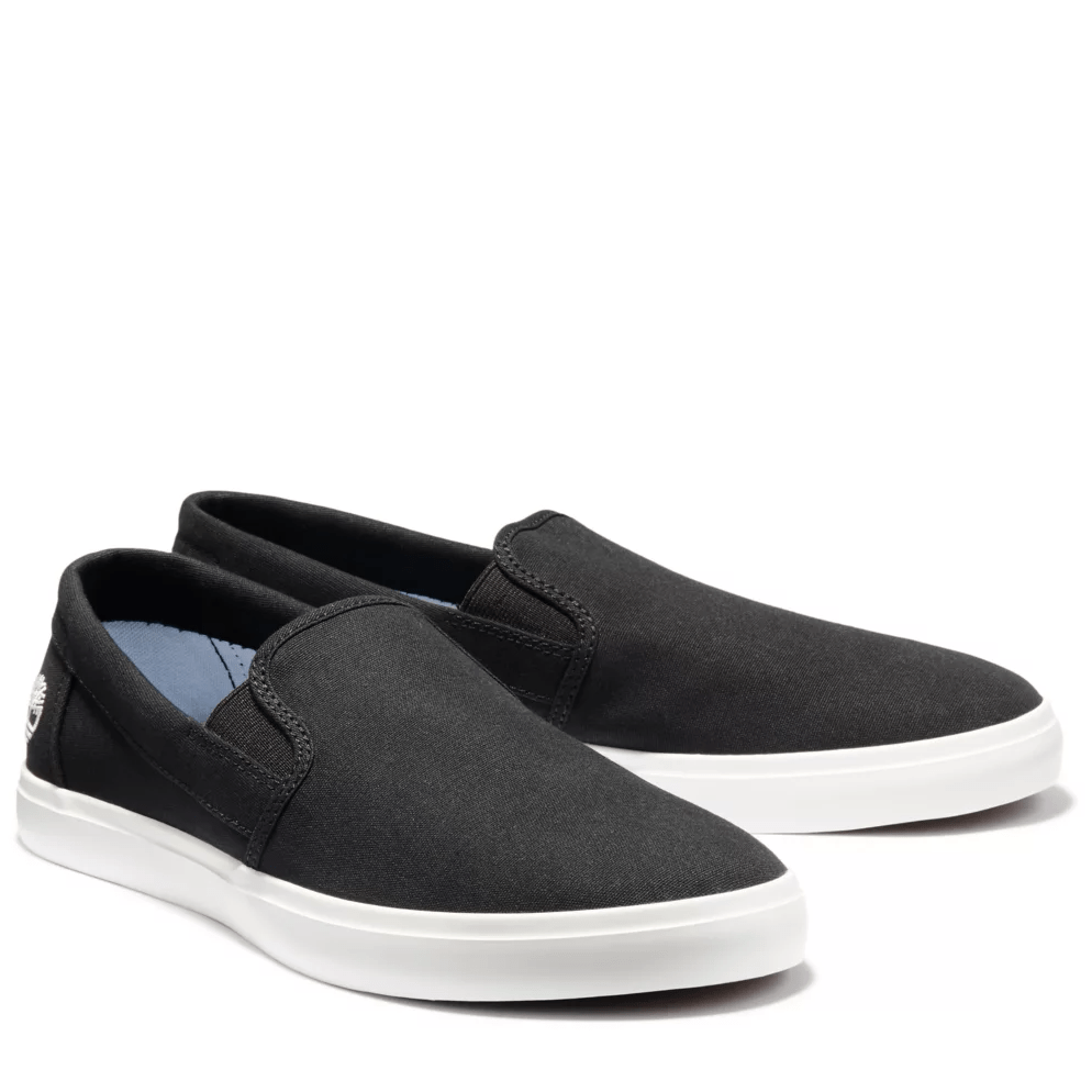 Timberland canvas 2025 slip on shoes