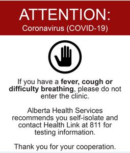 Coronavirus information for clinics