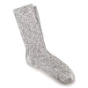 Birkenstock Cotton Slub Crew Socks- Gray/ White