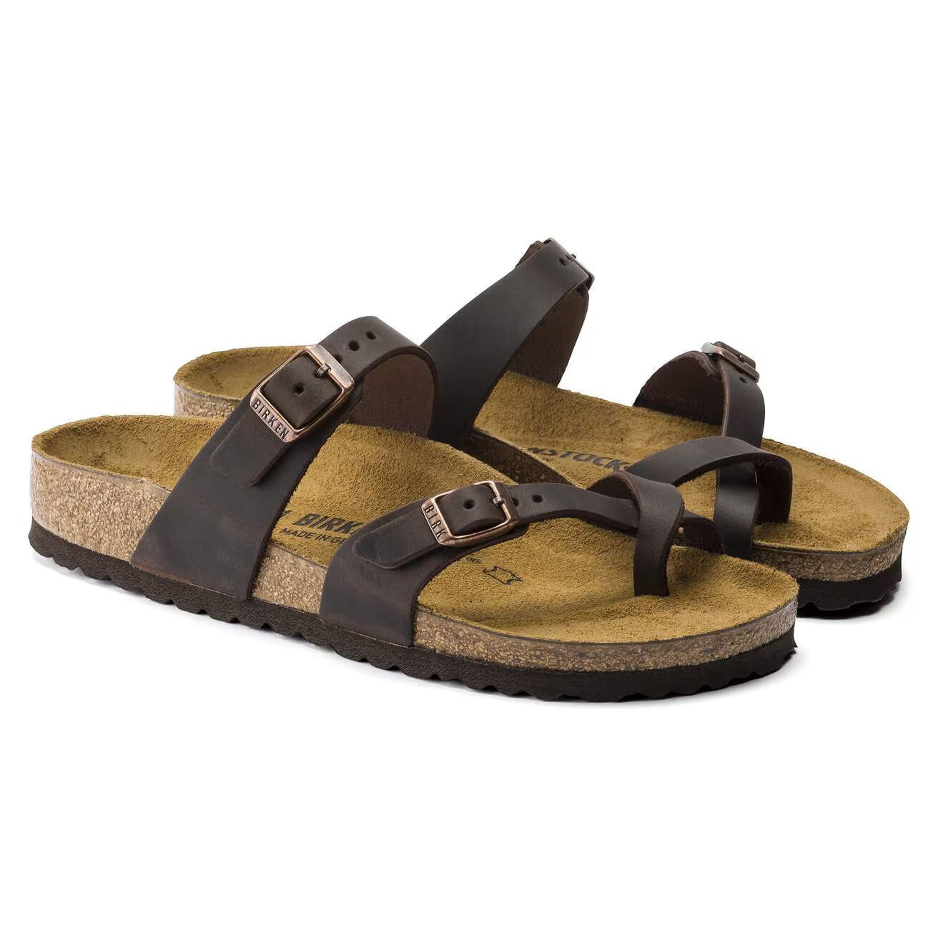 Birkenstock Strappy Sandals Regular / Brown / 35 EU Birkenstock Mayari Sandals- Habana Oiled Leather