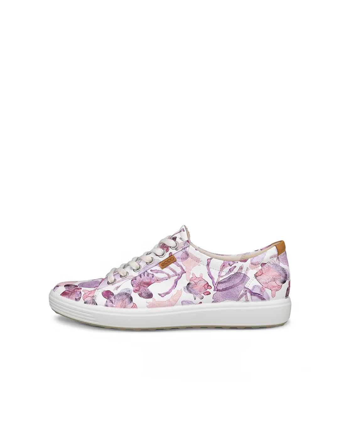 Ecco Lifestyle Sneakers Ecco Women's Soft 7 Sneakers- White/ Multicolor