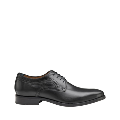 Johnston & Murphy Mens DANRIDGE Plain Toe Dress Shoes- Black