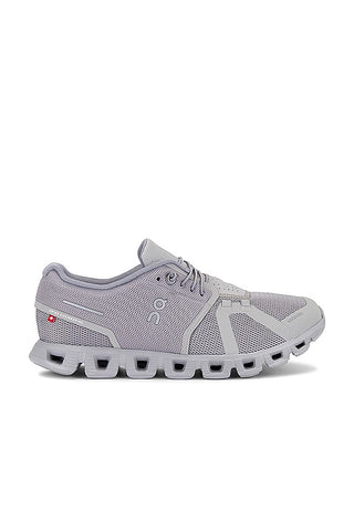 On Running Mens Cloud 5 Running Shoes - Fog / Alloy