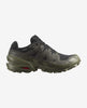 Salomon Hiking & Trail Shoes Salomon Men's Speedcross 6 Gore-Tex Trail Runners- Black/ Peat/ Deep Lichen Green