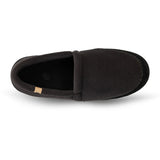 Acorn Slippers - Closed Heel Acorn Men's Moc Slippers- Black