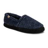Acorn Slippers - Closed Heel Acorn Men's Moc Slippers- Blue Check