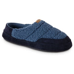 Acorn Slippers - Open Heel Blue Willow / 5-6 US / Medium Acorn Womens Quilted Bieber Hoodback Slippers  - Blue Willow