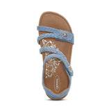 Aetrex Ankle Strap Sandals Aetrex Women's Jillian Sandals- Denim