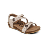 Aetrex Ankle Strap Sandals Aetrex Women's Jillian Sandals- Ivory
