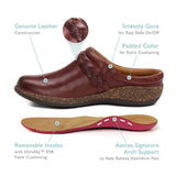 Aetrex Clogs - Open Heel Aetrex Women's Libby Clogs- Black