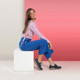 Aetrex Lifestyle Sneakers Aetrex Women's Dana Oxford Sneakers - Navy