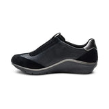 Aetrex Slip-Ons & Loafers Aetrex Women's Megan Slip On Sneakers- Black