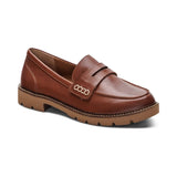 Aetrex Slip-Ons & Loafers Aetrex Womens Collette Arch Support Loafer - Cognac