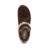 Aetrex Slipper Boots Aetrex Women's Chrissy Furry Slip On Boots- Espresso