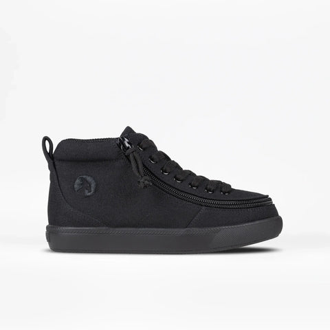 Billy Footwear Kids Shoes Billy Footwear Kid's Boys Classic D|R II High Top Sneakers- Black to the Floor