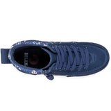 Billy Footwear Kids Shoes Billy Footwear Kid's Boys High Top Sneakers- Navy Space