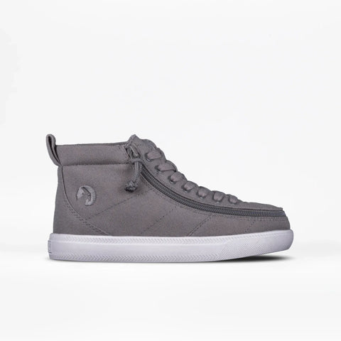 Billy Footwear Kids Shoes Billy Footwear Kid's Classic Lace High Top Sneakers - Dark Grey