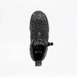 Billy Footwear Kids Shoes Billy Footwear Kid's Girls Classic D|R II High Top Sneakers- Black Multi Glitter
