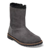 Birkenstock Ankle Boots Birkenstock Uppsala Zip Shearling Lined Boots- Concrete Suede Leather