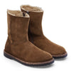 Birkenstock Ankle Boots Regular / Brown / 35 EU Birkenstock Uppsala Zip Shearling Lined Boots- Dark Tea Suede Leather