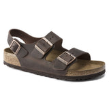 Birkenstock Ankle Strap Sandals Birkenstock Milano Sandals- Habana Oiled Leather