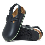 Birkenstock Clogs - Ankle Strap Birkenstock Tokio PRO Clogs - Black Leather