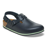 Birkenstock Clogs - Ankle Strap Black / 35 EU / D(Medium) Birkenstock Tokio PRO Clogs - Black Leather