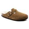 Birkenstock Clogs Birkenstock Boston Shearling Lined Clogs - Mink Suede Leather