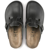 Birkenstock Clogs Birkenstock Boston Super Grip Clogs- Black Leather
