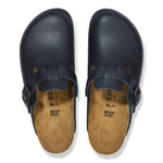 Birkenstock Clogs - Open Heel Birkenstock Boston PRO Clogs - Black Leather